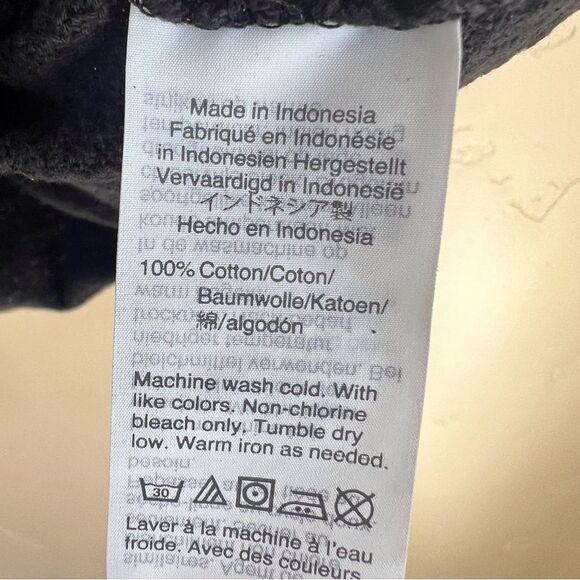 Madewell Modern‎ Side Tie Black Size Medium Classic Casual Womens - Picture 3 of 5